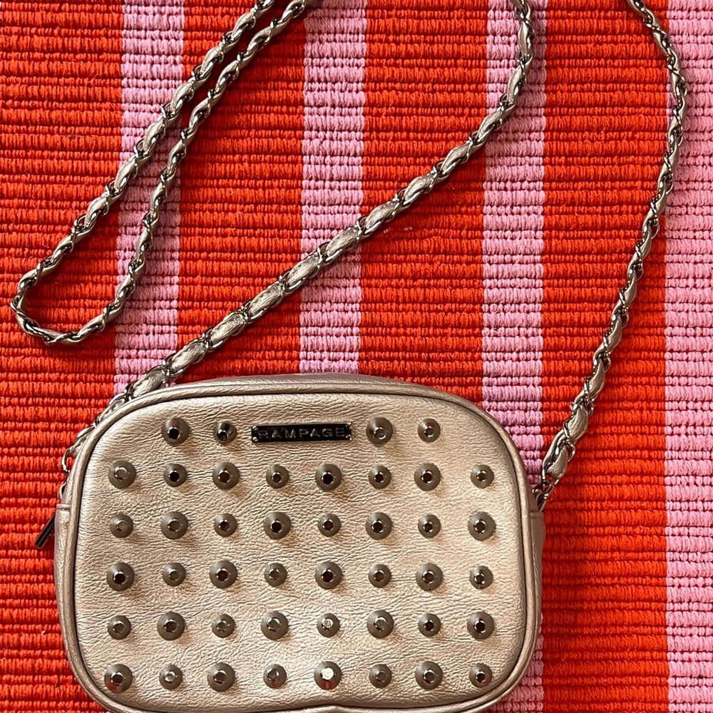 Rampage Gold Studded Crossbody Bag